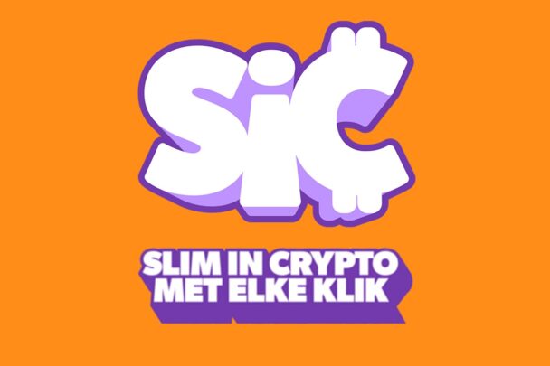 logo van de campagne slim in crypto's