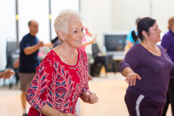 vrouwen doen aan linedance