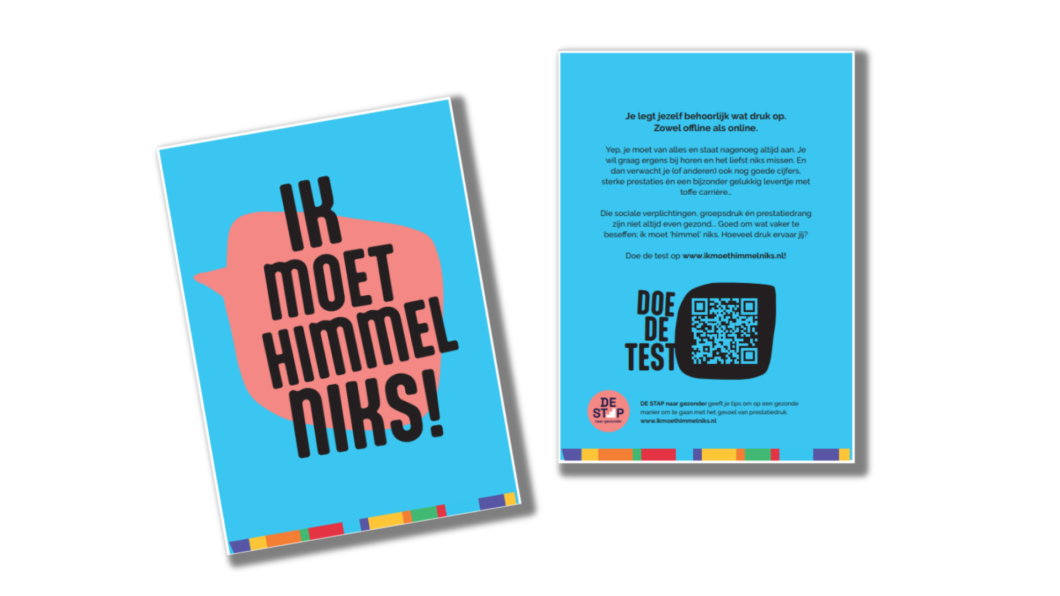 flyer in schuine weergave