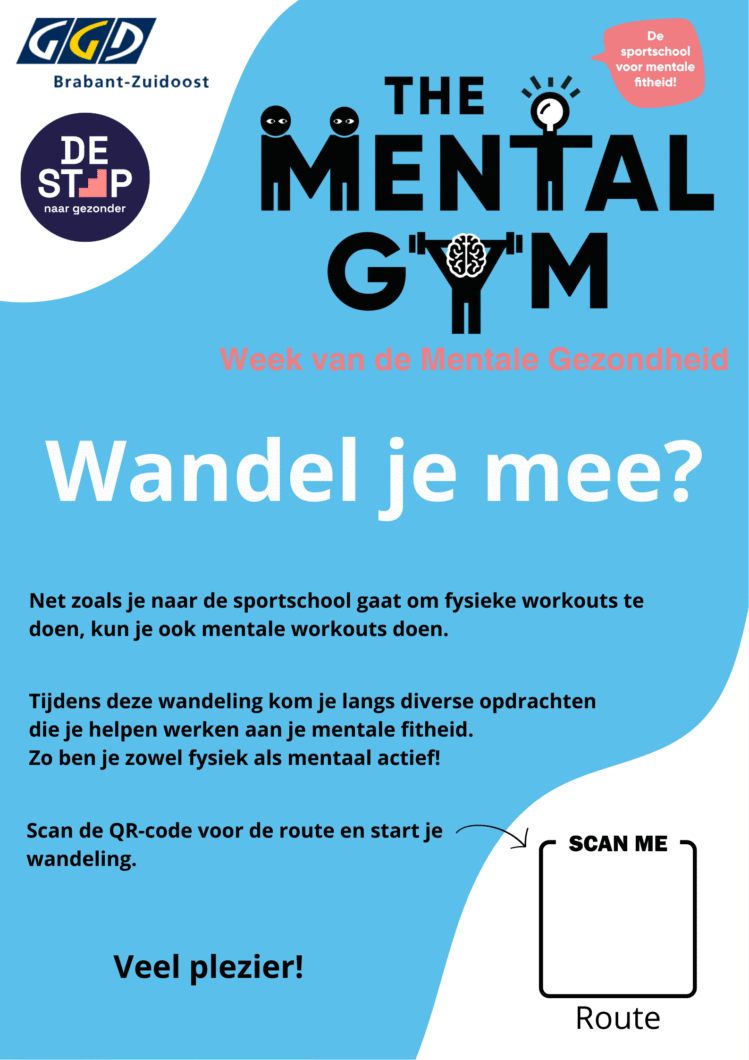 Poster wandeling Mental Gym