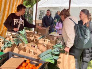 Marktkraampje met veel goenten