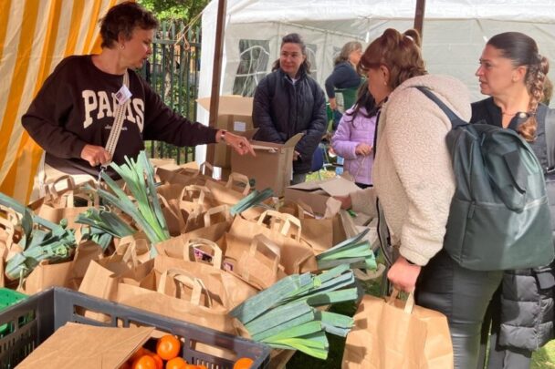 Marktkraampje met veel goenten